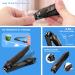 Nail Clippers with Catcher - Heavy Duty Stainless Steel Nail Cutter for Men, Women, Seniors - Professional Self-Collecting Toenail Clippers in Black - Buy Online on GoSupps.com