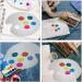 Acrylic Makeup Palette - Minkissy Cosmetic Palette with Spatula | Mixing Tray for Foundations & Watercolors - International Shipping Available - Buy Online on GoSupps.com