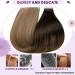 Laavoo Balayage Real Hair Tape-In Extensions | Darkest Brown to Medium Brown Ombre | 50g 20pcs | Smooth Remy Hair - Buy Online on GoSupps.com