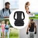 Jingshubo Adjustable Posture Correction Back Support for Men & Women - Lumbar Vertebrae Corrector - B05 Black 5XL - Buy Online on GoSupps.com
