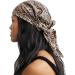 Kitsch Satin Hair Bandana Headband for Women - Stylish Leopard Print Scarf - Buy Online on GoSupps.com