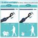 Snagle PAW Double Dog Leash - No Tangle 360 Leash for Small & Medium Dogs | Reflective Easy Control for 2 Dogs | Black & Blue 8mm (0-13 kg) - Buy Online on GoSupps.com