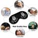 Watercolor Wolf Dreamcatcher Sleep Mask - Adjustable Eye Cover for Sleeping, Blocking Light - Men, Women - Ideal for Night, Travel, Nap - Buy Online on GoSupps.com
