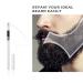 NewBang 9-Piece White Barber Pencil Set - Hairline Razor Trace Pencils, Beard Guide, Outliner, Shaping, Sharpener, Brush, Ruler - Buy Online on GoSupps.com