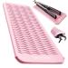 ANGENIL Heat Resistant Silicone Mat Pouch For Flat Iron Hair Straighteners Hair Curler Hairdryer Curling Iron Wand Tongs Airwrap Hair Crimpers Styling Appliances Gifts For Women Food Grade Blush