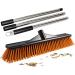 Floor Scrubbing Brush Indoor Outdoor Bristle Broom Reusable Shower Cleaning Brush Scrub Brush Grout Brush for Warehouses Balconies and Decks Shakven 50cm - Buy Online on GoSupps.com