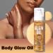  Mimoqk Body Glow Oil Sunscreen Body Solution Natural Skin Brightening Moisturizing Lotion with Spf50 Protection Lightweight Radiant Tanning Lubricant for Travel Beach Picnic Camping - Buy Online on GoSupps.com
