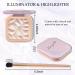 Boobeen Highlighter Palette - Shimmer Glitter Face Makeup with Brush | Illuminator & Contour Bronzer for Natural Long Lasting Glow - Buy Online on GoSupps.com