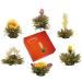Creano Blooming Tea Sampler in a Classy Gift Box to Try - White Tea - Gift for Women Mom Tea Lovers - 6 Pieces (Pack of 1)