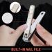 BEZOX Nail Clippers Set - Premium Straight and Curved Blade Cutter for Thick Nails and Ingrown Toenails GOLD - Buy Online on GoSupps.com