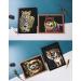 Night View Rainbow Scratch Art Painting Paper Set for Kids & Adults - A4 Size | Engraving Craft Kit with 4 Sheets, Drawing Pen, and Clean Brush - Lion, Tiger, Leopard, Wolf Designs - Buy Online on GoSupps.com