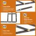 DOITOOL Eyebrow Measurement Tool 5 pcs Caliper Metal Golden Measuring Positioning Second Tool Ratio Sliding Measure Generation 25x5x0.6cmx5pcs Blackx5pcs - Buy Online on GoSupps.com