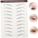 FOMIYES 18 Pcs Eyebrow Stickers 3d Stickers 6d Eyebrow Transfers Sticker Imitation Eyebrow Tattoos Shaper 4d - Buy Online on GoSupps.com