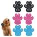 Valfrid anti-slip Paw protection for dogs 48 pieces self-adhesive silicone gel resistant non-slip traction dog shoes dog shoes replace multicolored multicolor L-4.2*4.8cm (9.1-18kg)