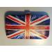 Union Jack Manicure Set - Spin Art Painting Design - Faux Leather Texture - Complete - British Flag Souvenir from London England UK - Buy Online on GoSupps.com