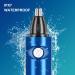 2024 Professional Nose Hair Trimmer for Men & Women - Painless Waterproof & USB Rechargeable - All-in-One Facial & Eyebrow Grooming (Blue - Buy Online on GoSupps.com