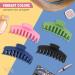 Hitituto Big Hair Claw Clips 6 Pack - Matte & Nonslip, Ideal for Thick & Thin Long Hair, Large Banana & Jaw Clips Hair Holder for Women - Buy Online on GoSupps.com
