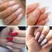 5pcs Nail Glues Extra Strong Quick Dry Adhesive For Natural or False Nails Art Tips Acrylic Gel to stick Diamonds Glitter Rhinestones transparent colour +2 Curved - Banana Nail Files - Buy Online on GoSupps.com