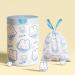 Cute cartoon high-value blue heart rabbit drawstring home kitchen portable thickened garbage bag print - Buy Online on GoSupps.com