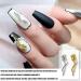 Tulip Nail Charms 60PCS Rose Flower Metal Nail Gems Studs Gold Silver Nail Art Decorations Ornaments for Nail Design Supplies Jewelry Accessories (Gold Silver) - Buy Online on GoSupps.com