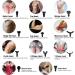 Deep Tissue Massage Gun with 11 Heads & 20 Speeds - Pain Relief & Relaxation Tool for Sore Muscles, Back, Neck - Black - Buy Online on GoSupps.com