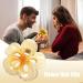 Floral Hair Clips Acrylic Strong Hold Hair Clip Hair Styling Accessories Non-Slip Hair Clips Womens Hair Barrettes for Woman and Girls Yellow - Buy Online on GoSupps.com