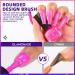 Glamonade Fluorescent Nail Polish Set - 6 Vibrant Colors, Water Based Formula, Non-Toxic, 0.24 oz Each, Rounded Brush Design - Ideal for Beginners - Buy Online on GoSupps.com