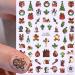 JMEOWIO 12 Sheets Christmas Nail Art Stickers Decals Self-Adhesive Snowflake Xmas Winter Holiday Deer Nail Supplies Nail Art Design Decoration Accessories - Buy Online on GoSupps.com