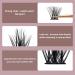 72 Pcs Wide Stem C/D Curl Cluster Lashes | 8-16mm Length | DIY Eyelash Extensions for Personal Makeup (Fluffy02-C-MIX8-16) - Buy Online on GoSupps.com