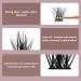 Fluffy 02-C 10mm Individual Eyelash Segments | DIY Eyelash Extensions for Makeup | Wide Curl | 1 Piece Pack - Buy Online on GoSupps.com