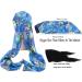 Light Blue Gragengs Headwear for Women - Sleep Beanie Head Scarf & Turban for Bald Cancer Support - Buy Online on GoSupps.com
