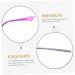 Lurrose Eyeglass Accessories - Replacement Temples & Parts for Myopia & Sunglasses - Purple Metal Leg 14.5x0.7CM - Buy Online on GoSupps.com
