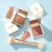 Buy ICONIC LONDON Vegan & Cruelty-Free Makeup Brushes for Buffing Blending & Finishing | Cheek Glow Due Brush - Buy Online on GoSupps.com
