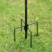 garden mile bird feather stabilizer stand with 4 prongs outdoor garden feeding station stabilizer stand feet