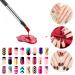 15-Piece Acrylic Nail Art Brush Set - DIY Drawing Tool & Puncture Pens for Salon & Home Use - Buy Online on GoSupps.com