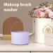 Make Up Sponge Cleaner 3 In 1 Silicone Countertop Makeup Cleaning Bowl - Cleaning Box with Handle Multifunctional Makeup Brush Cleaning Bowl for Cleaning Drying and Storage Huaxingda Purple - Buy Online on GoSupps.com