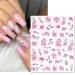 JMEOWIO Spring Flower Nail Art Stickers - 12 Sheets Self-Adhesive Decals for Unique Nail Designs | Nail Supplies Decoration Accessories - Buy Online on GoSupps.com