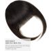 YAMEL Clip-in Bangs Dark Brown Human Hair Extensions for Women - Buy Online on GoSupps.com