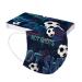 10PC 3-Ply Disposable_Face_Mask with Football Patterns Design Breathable Comfortable for Women Men Adults Use