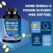Omega-3 Fish Oil Mini Softgels 1120mg Omega 3 with DHA + EPA Burpless Easy-to-Swallow Supports Heart Brain & Eye Health with Vitamin D3 & E Wild-Caught Non-GMO 120 Softgels 120 Count (Pack of 1) - Buy Online on GoSupps.com