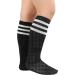 Century Star Kids Soccer Uniform Knee High Tube Socks - 2 Pairs, Pink/Black/White - Buy Online on GoSupps.com