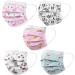 50PCS Kids Disposable Childrens Cartoon Colors Printing 3Ply Protective Breathable Comfortable Anti Dust Face Bandanas(B-008 - Buy Online on GoSupps.com