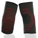 Elbow Compression Braces Sleeves for Tennis & Golfer's Elbow | Relief for Tendonitis & Arthritis - X-Large Red-Black Pair - Buy Online on GoSupps.com