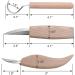 Gaxcoo Whittling Knife Wood Carving Tools Kit for Beginners - 4 Piece Set for Kids and Adults - Spoon, Clay, Fruit, Hook Knife with Curved Blade - Buy Online on GoSupps.com