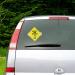 Cobee Baby on Board Car Warning Signs 2 Pcs 5x5 - Double Suction Cups Safety Car Sign for Window Cling - Reusable Baby On Board Sticker Decal - Buy Online on GoSupps.com