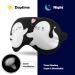 LynaRei Halloween Ghosts Sleep Mask - Happy Ghost Trick Or Treat Blindfold for Full Night's Sleep, Travel, and Nap - Buy Online on GoSupps.com