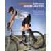 CAMBIVO 2 Pairs XXL Calf Compression Sleeves for Men & Women - Shin Splints and Calf Support for Running, Sports, Flight, Hiking, Cycling - Grey - Buy Online on GoSupps.com