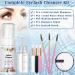 100ml Lash Shampoo Kit for Extensions - Eyelash Cleanser with Rinse Bottle, Brushes, Remover Pad - Ideal for Beginner Home Salon Use - Buy Online on GoSupps.com