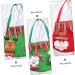 KOMBIUDA Santa Pants Treat Bags 3pcs Christmas Bag Candy Bags Goodie Bag Christmas Candy Bag Cloth Bags Holiday Bag - Buy Online on GoSupps.com