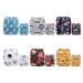 Alva Baby Diapers Reusable Washable 6 Pack + 12 Inserts 6DM19-DE